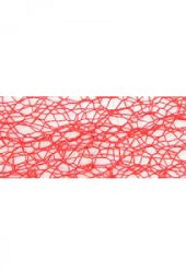 Lint luxe Crispy 50mm x 10 meter rood