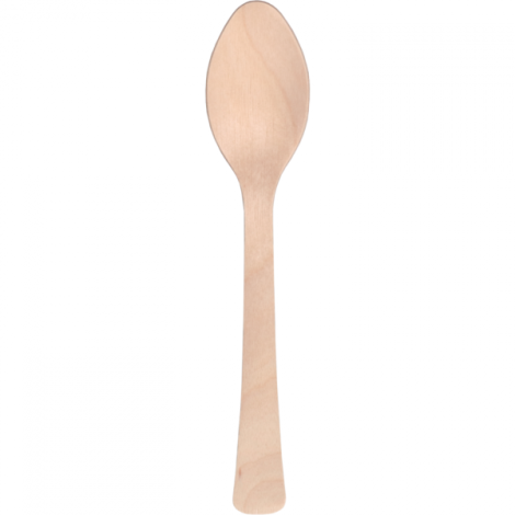 Houten lepel 165mm 100% FSC 200 stuks