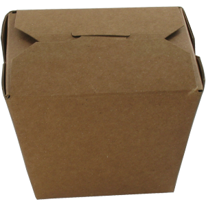 Noodle bak bruin karton 750ml 80x67x100mm 50 stuks