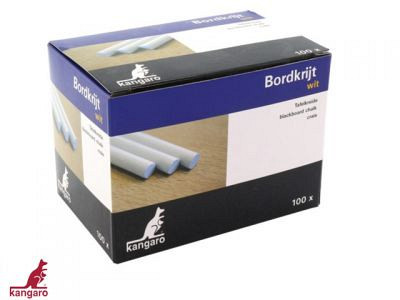 Krijtjes schoolbord 100 stuks wit