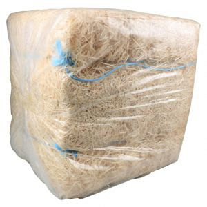 Houtwol fijn in baal circa 5 kilo