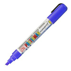 Krijtstift posterman PMA-50 beitelpunt 2-6mm blauw