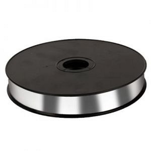 Metallic krullint 19mm x 100 meter zilver