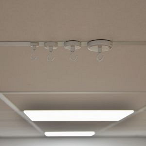 Plafond-magneet met haak wit 32mm 6kg