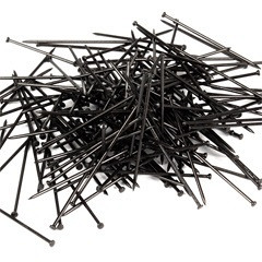 Etalage spelden 500gram 30mm 105/30 zwart