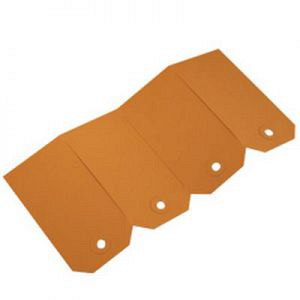 Kartonnen labels nr. 1. 35x70mm 1000 stuks