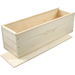 Wijnkist Magnum voor 1 fles 400x115x115mm met schuifdeksel