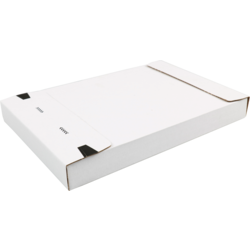 Brievenbusdoos 260x170x28mm E golf Wit 25 stuks