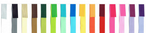 Krullint paperlook 10mm x 250 meter dubbelzijdig kleur 83 geel en donkergeel