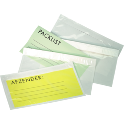 Docubags 325x235mm A4 transparant 500 stuks