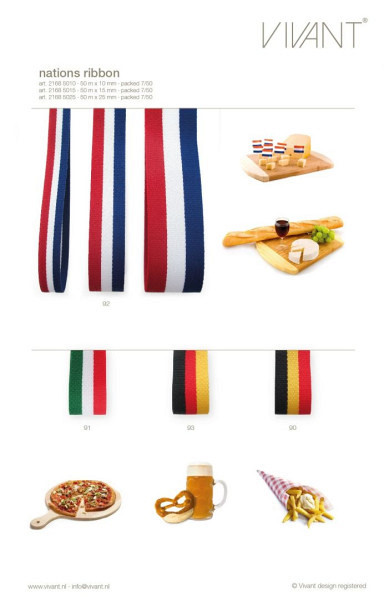 Nations lint 50mx10mm Nederland