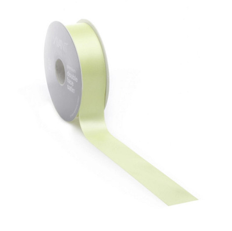 Satijnlint PREMIUM Double face 16mm x 25 meter Anis