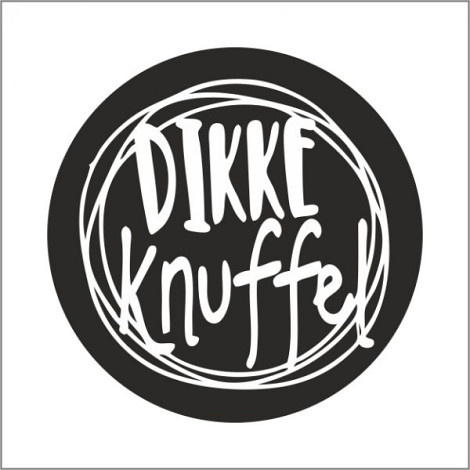 Etiket / Sticker rond 47mm 500 stuks 'Dikke knuffel'