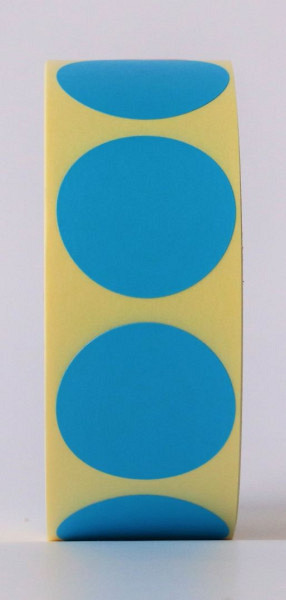 Sluitzegel / sticker / etiket rond 30mm 1000 stuks BLAUW