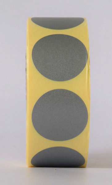 Sluitzegel / sticker / etiket rond 30mm 1000 stuks GRIJS