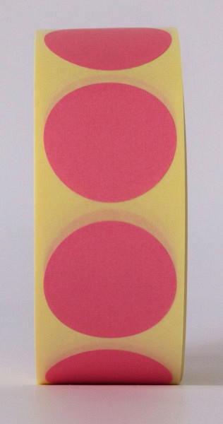 Sluitzegel / sticker / etiket rond 30mm 1000 stuks ROZE