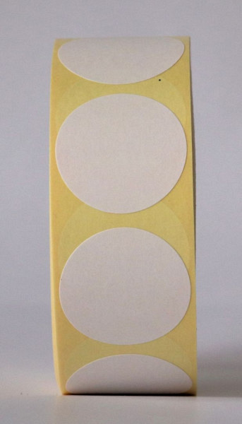 Sluitzegel / sticker / etiket rond 30mm 1000 stuks WIT