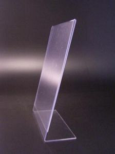 L-standaard acryl staand 105x210mm