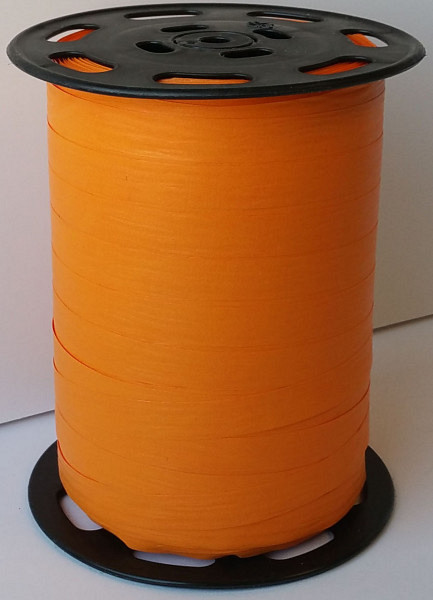 Krullint paperlook 10mm x 250 meter kleur 203 Oranje