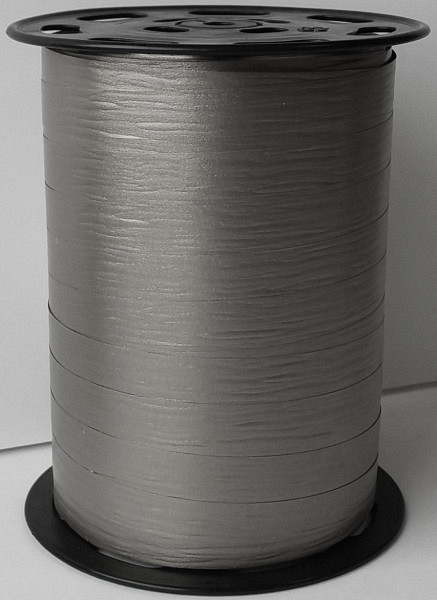 Krullint paperlook 10mm x 250 meter kleur 05 Zilver