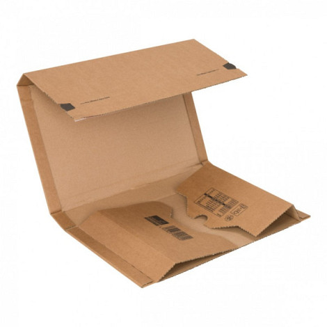 Boekverpakking 335x275x35/80mm varierend hoogte per stuk