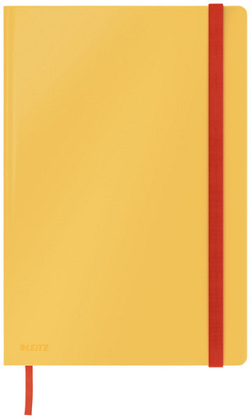 Notitieboek Leitz Cosy B5 160blz 100gr lijn geel
