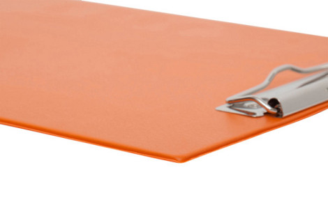 Klembord MAUL A4 staand PVC neon oranje