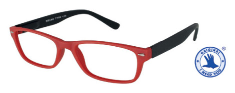 Leesbril I Need You +1.50 dpt Feeling rood-zwart