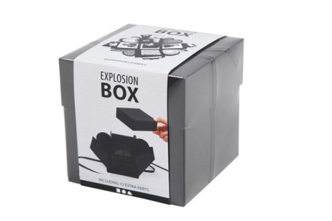 Explosion box Creativ Company 12x12x12cm zwart