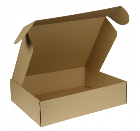 klepdoos - vouwdoos 400x300x100mm bruin 50 stuks