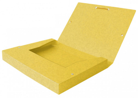 Elastobox Oxford Top File+ A4 25mm geel