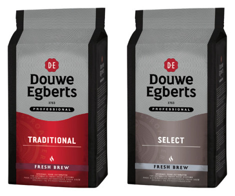 Koffie Douwe Egberts Fresh Brew voor automaten 1kg