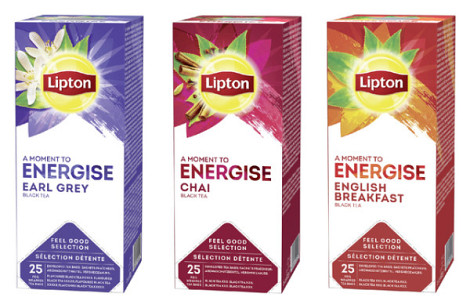 Thee Lipton Energise English breakfast 25x1.5gr