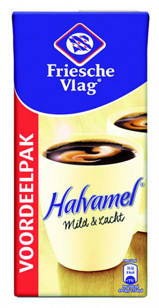 Koffiemelk Friesche vlag halvamel 930ml