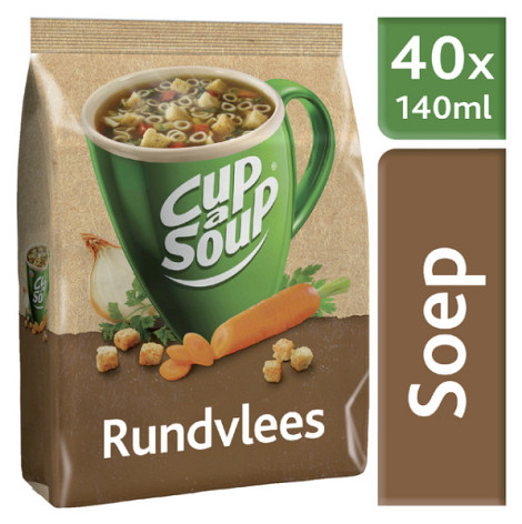 Cup-a-Soup Unox machinezak rundvlees 140ml