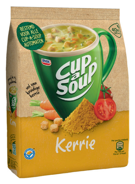 Cup-a-Soup Unox machinezak kerrie 140ml
