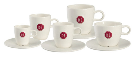 Kopje Douwe Egberts Lungo 180ml wit