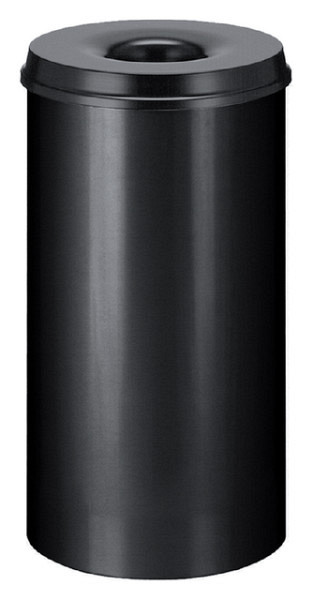 Papierbak met vlamdover Vepabins 50 liter 335mm zwart