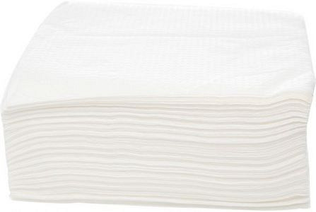 Servetten 24x24cm 1 laags 400 stuks wit