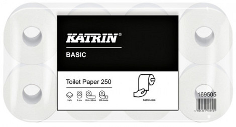 Toiletpapier Katrin 169505 Basic 2laags 64rollen