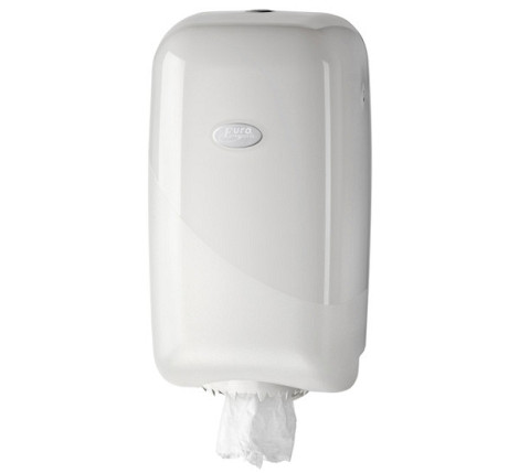 Poetspapierdispenser Pearl Line P17 klein wit 431105