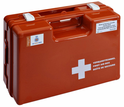Verbandtrommel BHV volgens Oranje Kruis