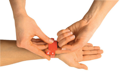 Polsband Combicraft Tyvek flior oranje