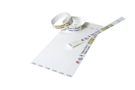Polsband Colop E-mark 250x19mm 100 stuks wit