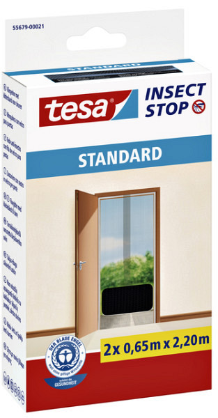 Insectenhor tesa® Insect Stop STANDARD deur 2x 0,65x2,20m antraciet