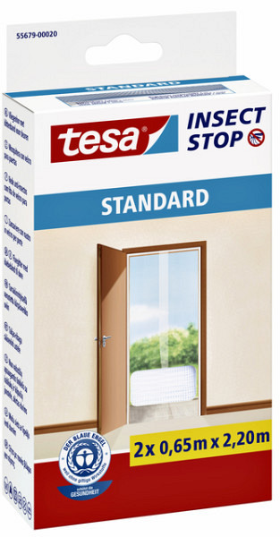 Insectenhor tesa® Insect Stop STANDARD deur 2x 0,65x2,50m antraciet