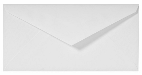 Envelop G.Lalo bank C6 114x162mm gegomd gevergeerd wit pak à 25 stuks
