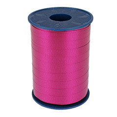 Krullint 10mm x 250 meter kleur roze hardroze 606