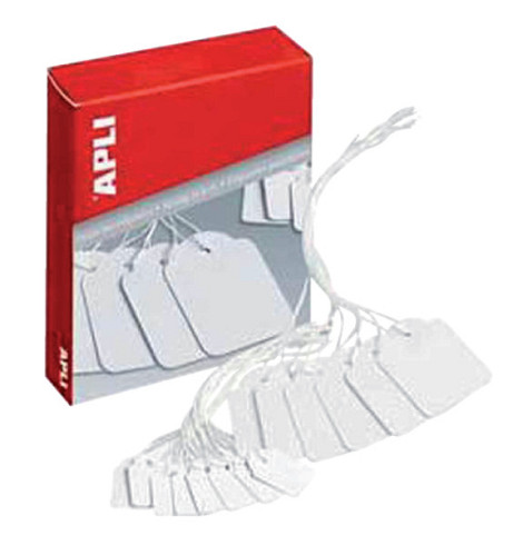 Label Apli karton nr 389 18x29mm wit 1000 stuks