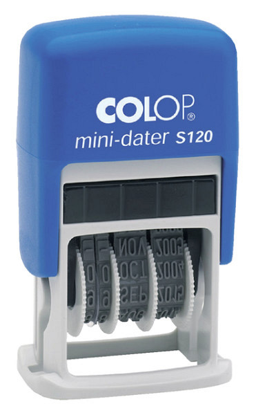 Datumstempel Colop Printer Mini S 120 Nederlands blauw